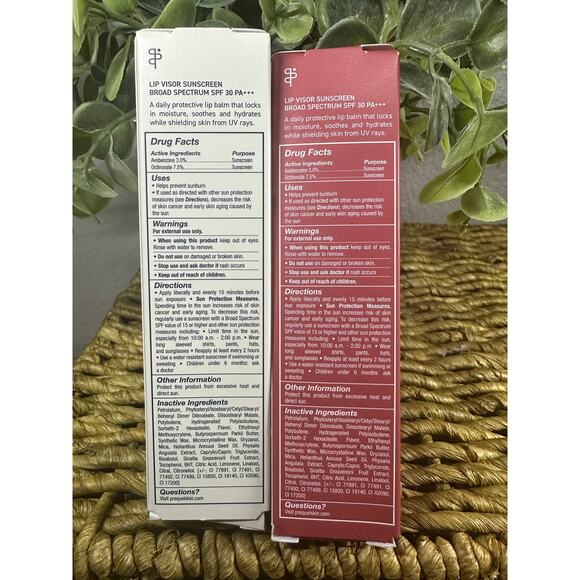 Prequel Skin Lip Visor, C Lip Balm with SPF 30 x2 - Picture 2 of 2